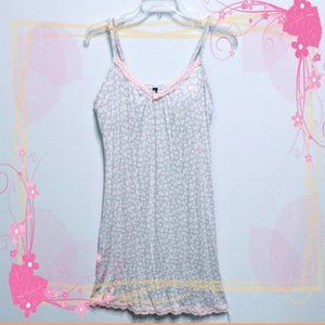 Ambrielle Heart print nightie nightgown Chemise Nightgown